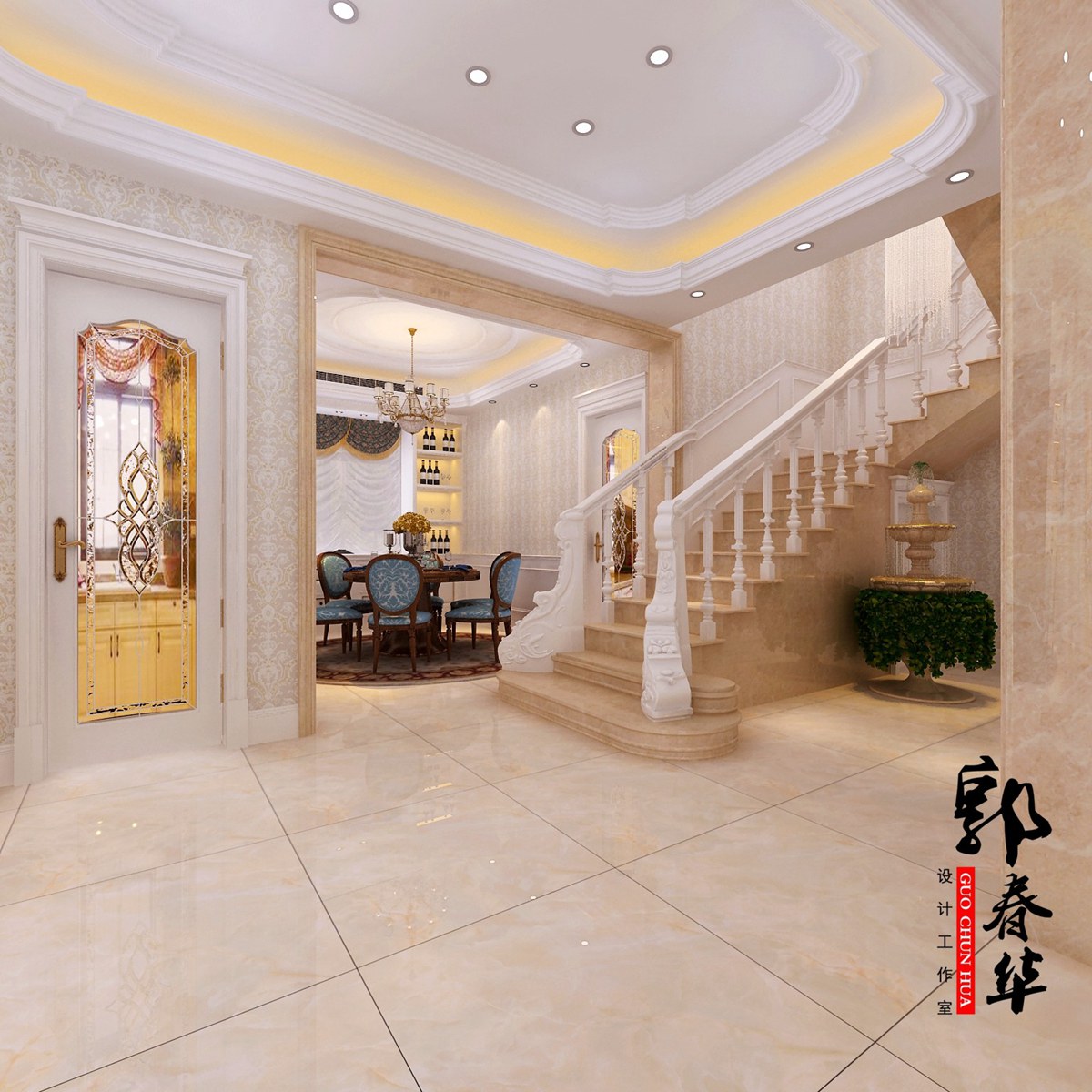邹城燕京花园欧式方案赏析-【济宁春华设计装饰公司】济宁装修公司_济宁装修设计_济宁婚房装修_济宁别墅装修设计_济宁装修设计师_济宁室内设计师 ...