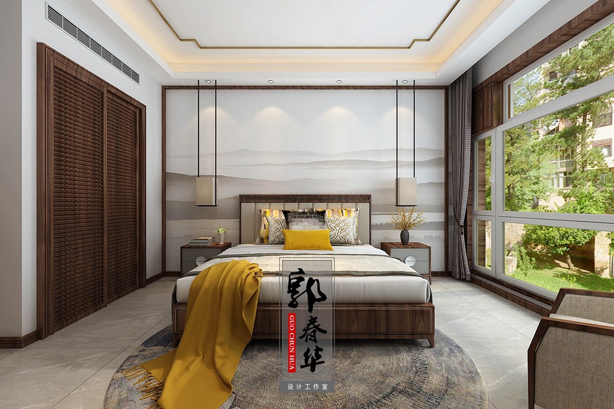 萃泽嘉园别墅新中式方案赏析-【济宁春华设计装饰公司】济宁装修公司_济宁装修设计_济宁婚房装修_济宁别墅装修设计_济宁装修设计师_济宁室内设计师 ...