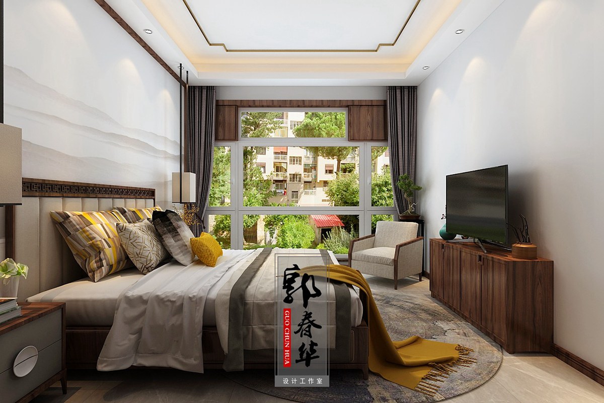 萃泽嘉园别墅新中式方案赏析-【济宁春华设计装饰公司】济宁装修公司_济宁装修设计_济宁婚房装修_济宁别墅装修设计_济宁装修设计师_济宁室内设计师 ...