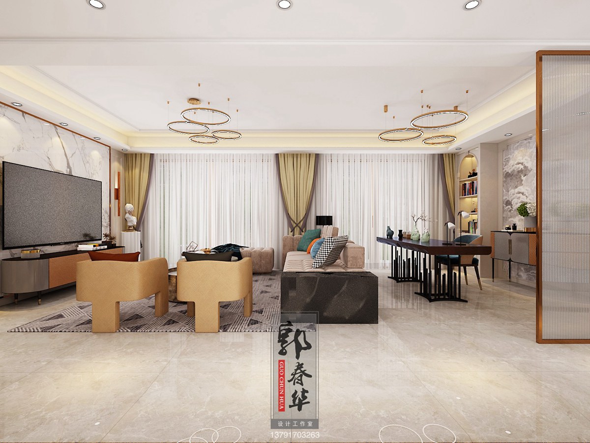华锦苑简欧轻奢方案-【济宁春华设计装饰公司】济宁装修公司_济宁装修设计_济宁婚房装修_济宁别墅装修设计_济宁装修设计师_济宁室内设计师_济宁 ...