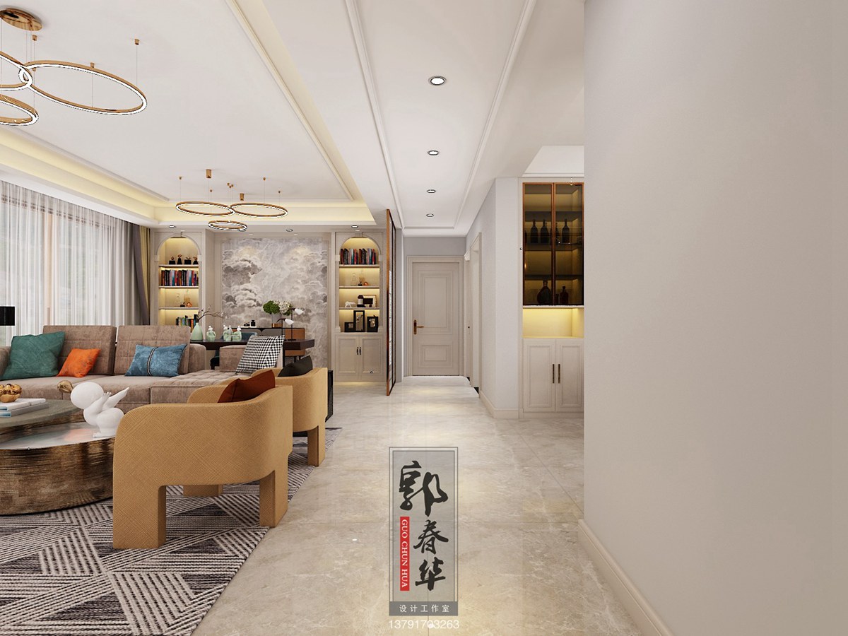 华锦苑简欧轻奢方案-【济宁春华设计装饰公司】济宁装修公司_济宁装修设计_济宁婚房装修_济宁别墅装修设计_济宁装修设计师_济宁室内设计师_济宁 ...