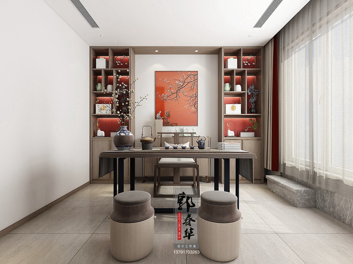 中南樾府新中式方案赏析-【济宁春华设计装饰公司】济宁装修公司_济宁装修设计_济宁婚房装修_济宁别墅装修设计_济宁装修设计师_济宁室内设计师 ...