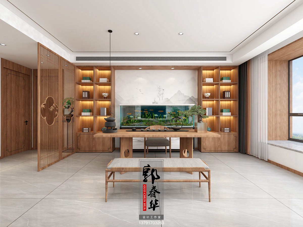 滨江一号中式禅意风格-【济宁春华设计装饰公司】济宁装修公司_济宁装修设计_济宁婚房装修_济宁别墅装修设计_济宁装修设计师_济宁室内设计师_济宁 ...