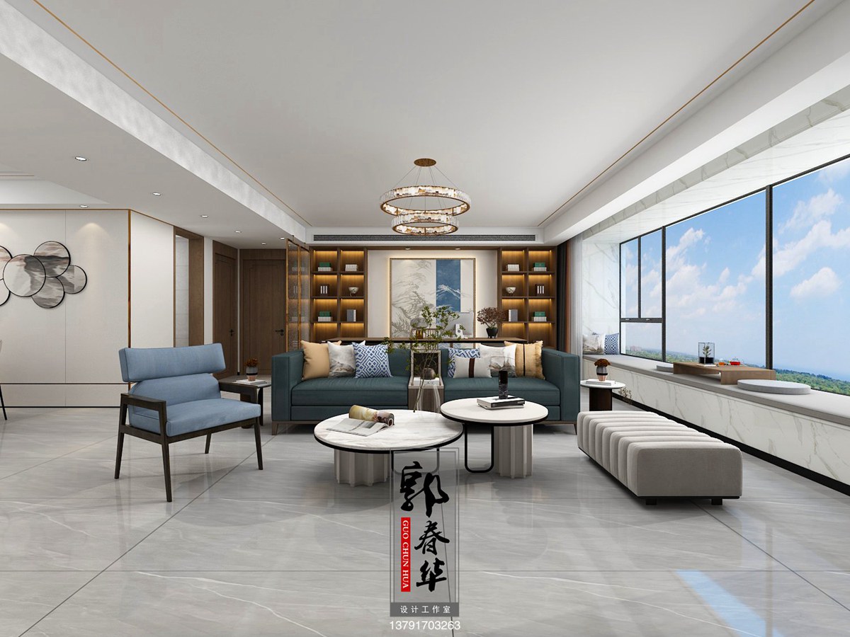 滨江一号新中式轻奢方案案例-【济宁春华设计装饰公司】济宁装修公司_济宁装修设计_济宁婚房装修_济宁别墅装修设计_济宁装修设计师_济宁室内设计师 ...