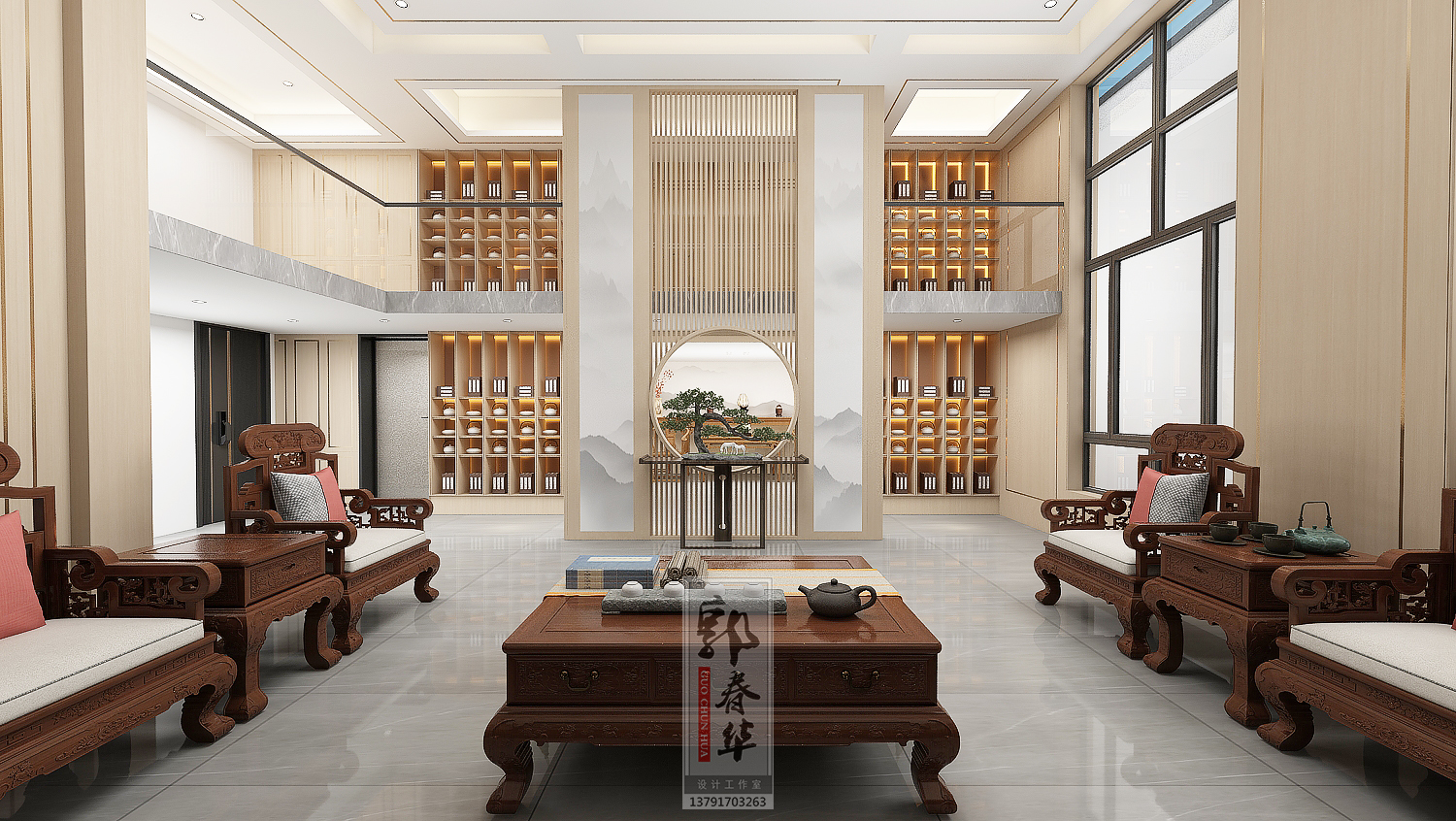 睿湖印象新中式方案